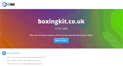 Desktop Screenshot of boxingkit.co.uk